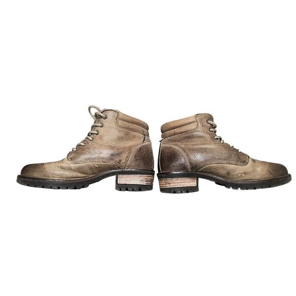 Taos Women's Rebel Leather Boots Distressed  with marks Size 38 US 7.5 Lace‎ up - Picture 7 of 11